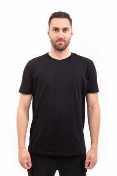 Outdoor T-shirt Günlük Pamuklu Basic Erkek siyah