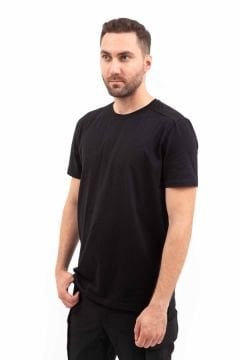 Outdoor T-shirt Günlük Pamuklu Basic Erkek siyah