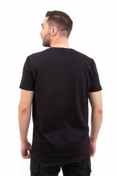Outdoor T-shirt Günlük Pamuklu Basic Erkek siyah