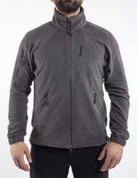 Taktik Outdoor Erkek Petek Polar Sweatshirt Tüylenmez Füme