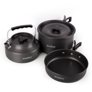Evolite Tria Pot Çaydanlıklı Tencere Seti