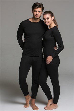 TF Active Yetişkin Termal İçlik Takım SİYAH