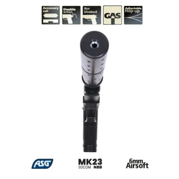 ASG Tokyo Marui Socom MK23 Susturuculu Airsoft Tabanca