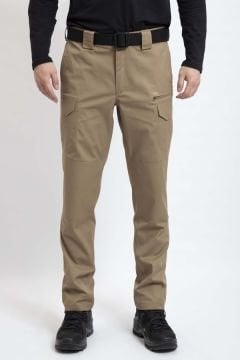Taktik Kargo Pantolon Erkek Terletmez Dayanıklı 4 Mevsim Koyu Bej