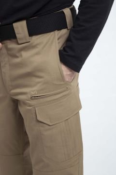 Taktik Kargo Pantolon Erkek Terletmez Dayanıklı 4 Mevsim Koyu Bej