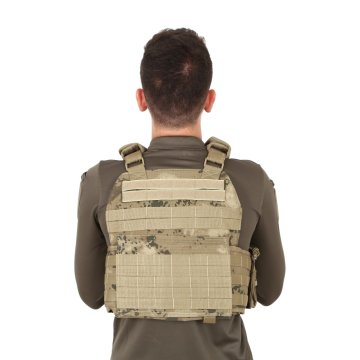 Tactical Balistik Plaka Takılabilen Açık Cepli Jandarma Kamuflaj Hücum Yeleği