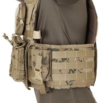 Tactical Balistik Plaka Takılabilen Açık Cepli Jandarma Kamuflaj Hücum Yeleği