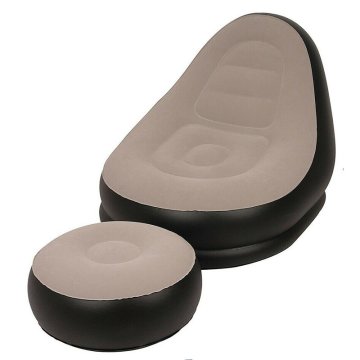 Summit Deluxe Yumuşak Dokulu Şişme Şezlong ve Ayak Taburesi