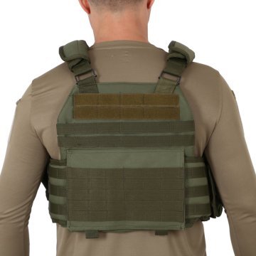 Hücum Yeleği Tactical Balistik Plaka Takılabilen Açık Cepli Haki