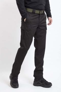 Taktik Kargo Pantolon Erkek Terletmez Dayanıklı 4 Mevsim Siyah