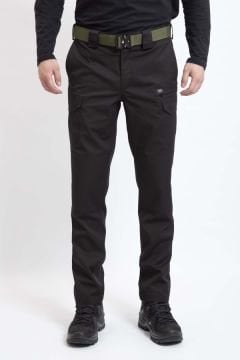 Taktik Kargo Pantolon Erkek Terletmez Dayanıklı 4 Mevsim Siyah