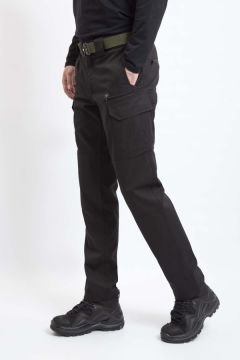 Taktik Kargo Pantolon Erkek Terletmez Dayanıklı 4 Mevsim Siyah