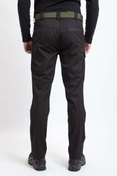 Taktik Kargo Pantolon Erkek Terletmez Dayanıklı 4 Mevsim Siyah