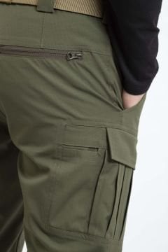 Taktik Kargo Pantolon Erkek Terletmez Dayanıklı 4 Mevsim Haki
