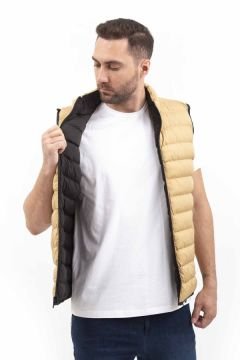 Outdoor Tactical Çift Taraflı Su Geçirmez Yelek Siyah-Bej