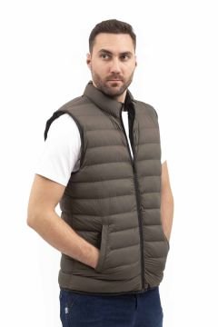 Outdoor Tactical Çift Taraflı Su Geçirmez Yelek Siyah-Haki