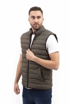 Outdoor Tactical Çift Taraflı Su Geçirmez Yelek Siyah-Haki