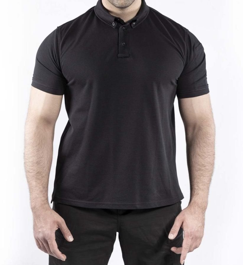 Outdoor Günlük Erkek Kısa Kollu T-shirt Pamuklu siyah