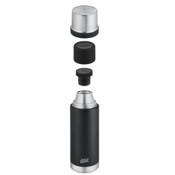 Esbit Sculptor Edelstahl-Thermoskanne Schwarz 1L