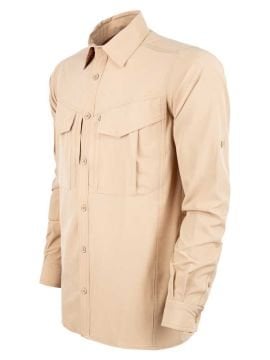 Tactical Outdoor Gömlek Esnek Fit Erkek BEJ