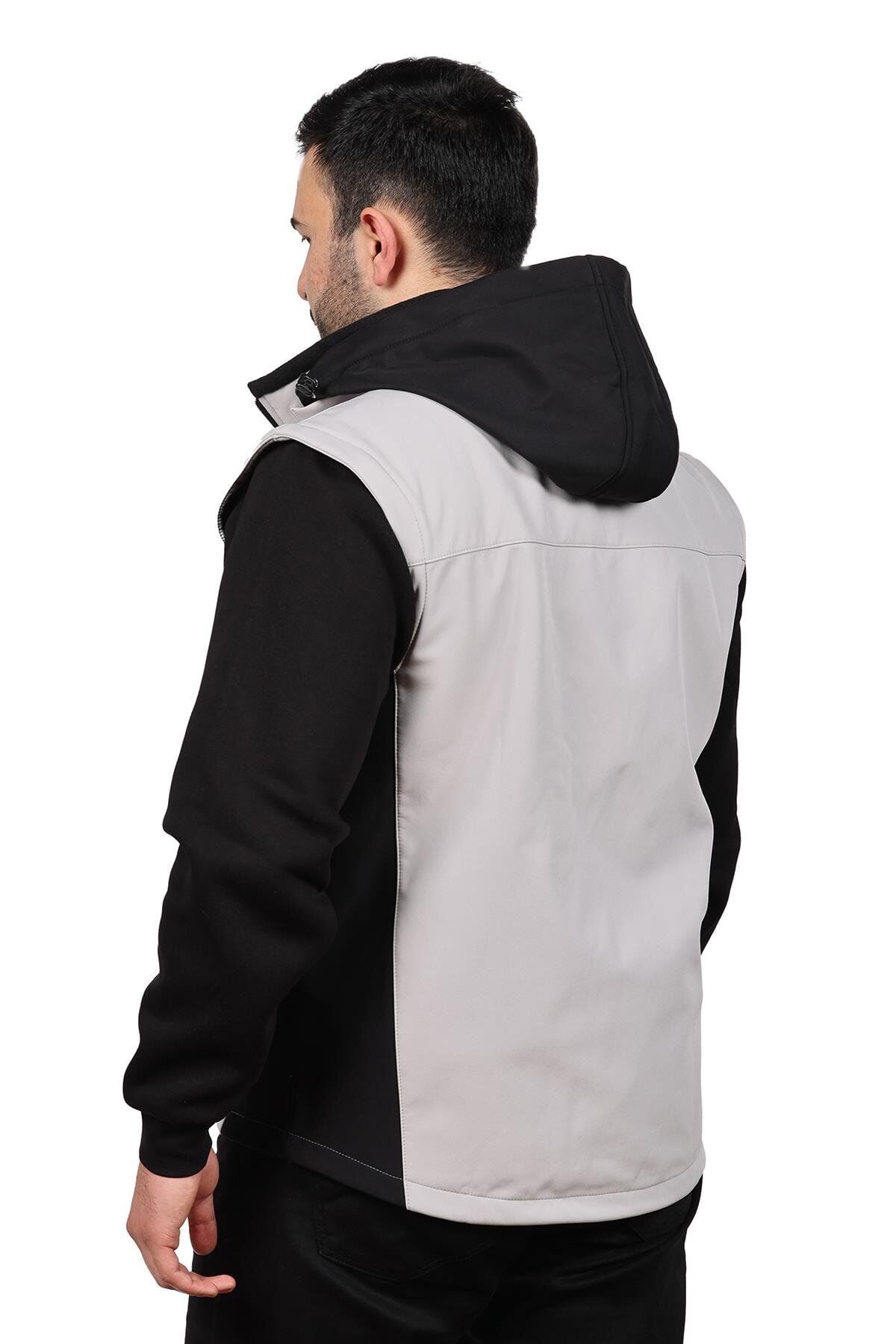 FONKSİYONEL İKİ RENKLİ SOFTSHELL MONT
