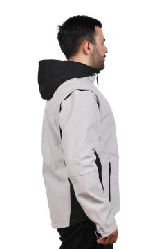 FONKSİYONEL İKİ RENKLİ SOFTSHELL MONT