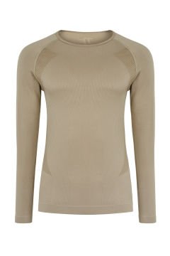 TF Erkek Seamless Termal Sweatshirt - BEJ