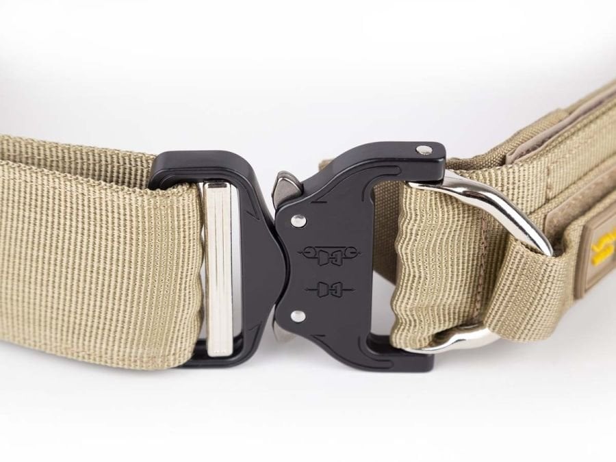 Outdoor Taktik Kemer Dayanıklı Polyester Çelik BEJ