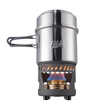 Esbit Alkoholbrenner, Edelstahltopf, 0,985 l