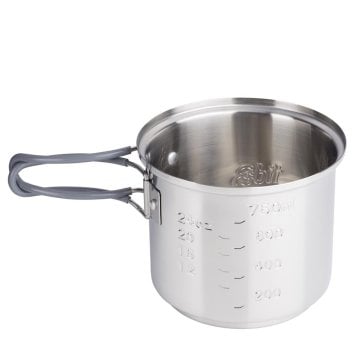 Esbit Alkoholbrenner, Edelstahltopf, 0,985 l