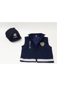 Polis Kostümü-Polis Yeleği ve Şapkası