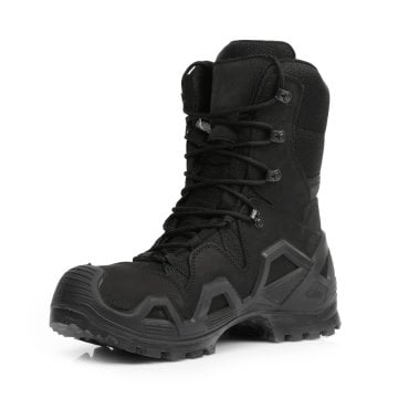 Single Sword Hakiki Deri Su Geçirmez Erkek&Kadın Taktik Askeri Kışlık Bot ve Postal SS603 SİYAH