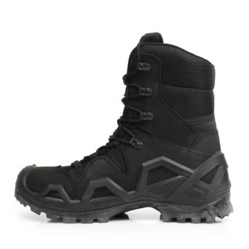 Single Sword Hakiki Deri Su Geçirmez Erkek&Kadın Taktik Askeri Kışlık Bot ve Postal SS603 SİYAH