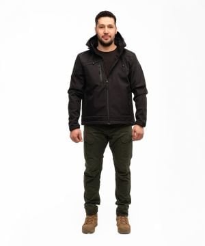 NORTH MOUNTAİN  Storm Tactical Softshell Mont SİYAH