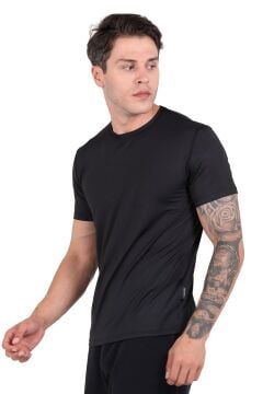 TF Microfiber Kısa Kol Fanila SİYAH