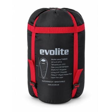 Evolite Timber -15°C Uyku Tulumu - Kırmızı