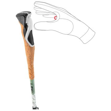 Leki Cross Trail Carbon Speedlock Trekking Batonu