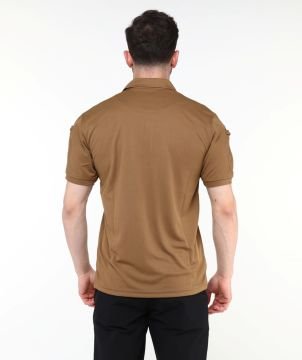 Urban Tactical Polo Yaka T-Shirt / Kahverengi