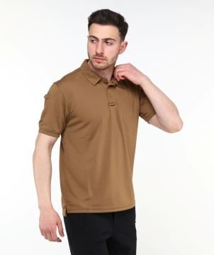 Urban Tactical Polo Yaka T-Shirt / Kahverengi