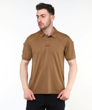 Urban Tactical Polo Yaka T-Shirt / Kahverengi