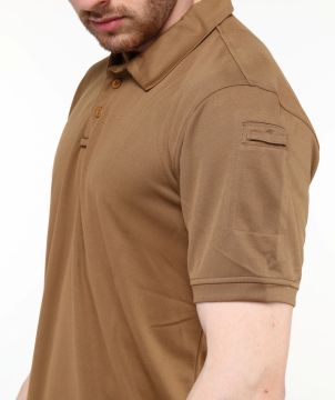 Urban Tactical Polo Yaka T-Shirt / Kahverengi