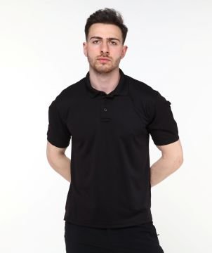 Urban Tactical Polo Yaka T-Shirt / Siyah