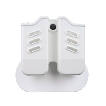 BG Black Grips Taktik Polimer Çiftli Şarjörlük Beyaz Renk