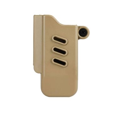 BG Black Grips Taktik Polimer Arkalıksız Tekli Şarjör Kılıfı Bej Renk