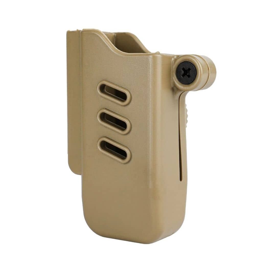 BG Black Grips Taktik Polimer Arkalıksız Tekli Şarjör Kılıfı Bej Renk