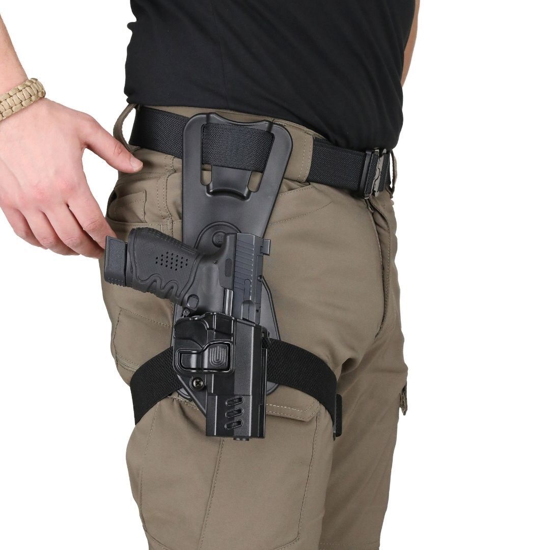 BG Black Grips Canik Mete Taktik Polimer Alçak Taşıma Silah Kılıfı Siyah