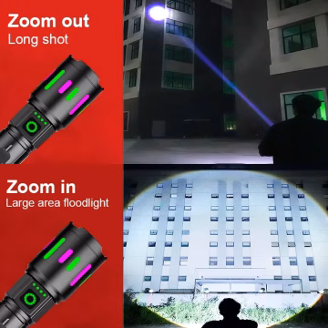 Gold Orion OR-611-TG Alüminyum Alaşımlı El Feneri – 100W Güç, 3000 Lümen, 1000 Metre Menzil!