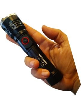 Gold Orion OR-2304-TG Zoomlu Alüminyum Alaşımlı Mıknatıslı Güçlü USB Şarjlı El Feneri