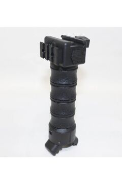 Taktikal Çatal Ayak Bipod - Mat Siyah - Açılır Çatal Ayak - Pikatin Raya Göre Ayarlanabilir.