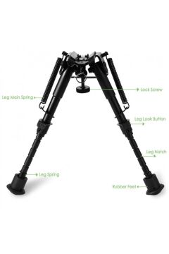 Taktikal Bipod Profesyonel Çatal Ayak - Avcılar İçin Tüfek Ayağı - Taktik Ayak